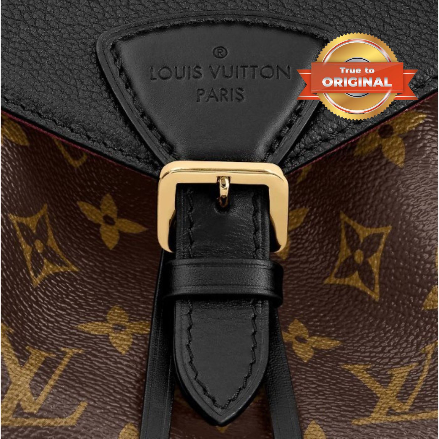 [TruetoORIGINAL] Louis Vuitton Montsouris BB Backpack Black For Women