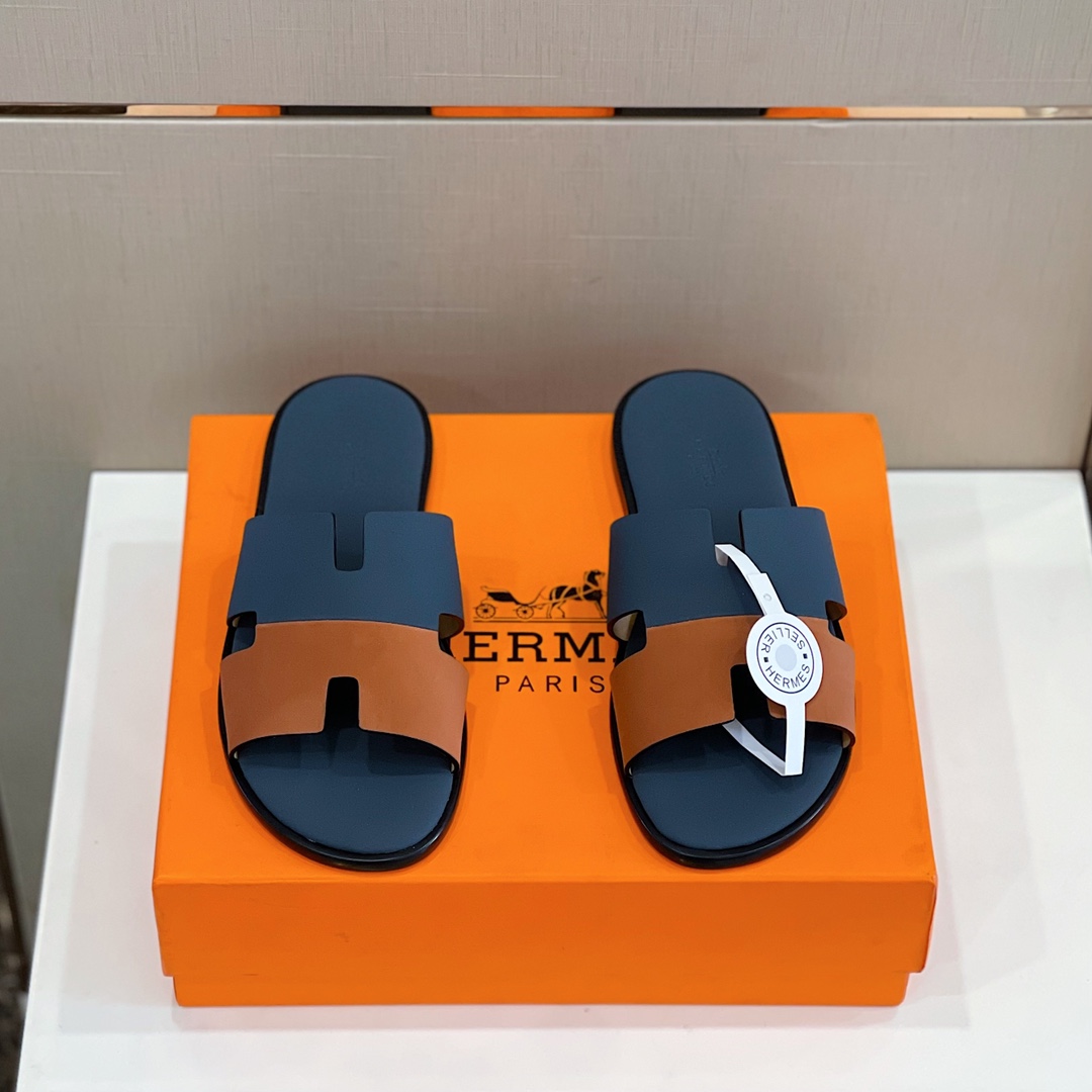 Hermes Izmir Sandal Dark Blue And Brown For Men Temafes The Best hermes-izmir-sandal-dark-blue-and-brown-for-men-temafes-the-best